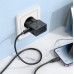 Сетевое зарядное устройство HOCO AC24 Mini PD25W+QC3.0 Черное
