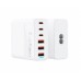 Зарядное устройство XO L133 75W GaN 3A+3C 6 портов Desktop Fast Charger with 1.5M Power Cord
