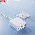 Зарядное устройство XO L133 75W GaN 3A+3C 6 портов Desktop Fast Charger with 1.5M Power Cord