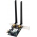 WiFi 7 + Bluetooth 5.4 адаптер Asus PCE-BE6500 (до 2882 Mbps) 2 внешние антенны