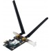 WiFi 7 + Bluetooth 5.4 адаптер Asus PCE-BE6500 (до 2882 Mbps) 2 внешние антенны