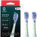 Насадки для зубной электрощетки Oclean UW01 G02 Ultra White Brush Head  (2 штуки) зеленые