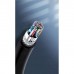 Кабель UGREEN hd101 HDMI 1.4 4K@30Hz Round Cable 15 метров черно-желтый (UGR-11106)