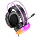 Наушники игровые HOCO W109 Plus Rich USB 7.1 + LED RGB подсветка черные (6942007609029)