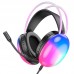 Наушники игровые HOCO W109 Plus Rich USB 7.1 + LED RGB подсветка черные (6942007609029)