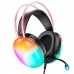 Наушники игровые HOCO W109 Plus Rich USB 7.1 + LED RGB подсветка черные (6942007609029)