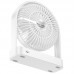 Вентилятор на аккумуляторе 2000 мАч - HOCO HX65 ultra-thin desktop fan белый