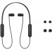 Наушники беспроводные Sony WI-C100 стерео блютуз гарнитура (WIC100B.CE7) черная