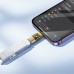 Адаптер переходник HOCO ua36a - Type-C f to iphone m с индикатором LED золотистый