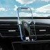 Держатель - холдер автомобильный HOCO CA92 Gold shield air outlet gravity holder черно серебристый