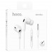 Наушники HOCO M101 Pro Crystal sound wire-controlled earphones с микрофоном 3.5мм белые