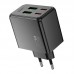 Зарядное устройство - блок на 4 выхода (порта USB) - Hoco CS19A 2*USB-C + 2*USB 65W черное