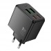 Зарядное устройство - блок на 4 выхода (порта USB) - Hoco CS19A 2*USB-C + 2*USB 65W черное