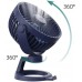 Вентилятор на аккумуляторе 1200 мАч - XO MF78 4-inch desktop/bracket adjustable angle fan голубой
