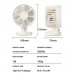 Настольный Вентилятор XO MF82 Desktop USB Dual Blade Fan бежевый