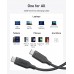 Кабель ANKER USB-C to USB-C 240W 0.9m 20 Gbps 4K Video Tranfer Bio-Nylon черный