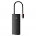 Док-станция мульти - хаб-адаптер Baseus Lite Series 6-Port USB-C WKQX050101