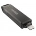 Флеш-накопитель для Apple 2-в-1 SanDisk iXpand Luxe 64 Gb Type-C и Lightning коннекторы