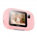 Камера для детей - цифровой фотоаппарат HOCO DV205 Dual-camera children camera Pink