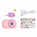 Камера для детей - цифровой фотоаппарат HOCO DV205 Dual-camera children camera Pink