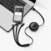 Кабель тройной Baseus Bright Mirror 2 USB to M + L + C 3.5A 1.1m 3-in-1 (CAMJ010201)