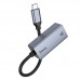 Интернет адаптер Hoco UA37 1000 Mbps (Type-C to RJ45) сетевая карта внешняя гигабитная