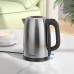 Электрочайник металлический HOCO HE12 1.7 литра stainless steel electric kettle (вилка EU) Электрочайник металлический HOCO HE12 1.7 литра stainless steel electric kettle (вилка EU)