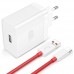 Зарядное устройство Oneplus 100W SUPERVOOC VCBAOBEH 1U + кабель USB - Type-C евро вилка белое Зарядное устройство Oneplus 100W SUPERVOOC VCBAOBEH 1U + кабель USB - Type-C евро вилка белое