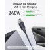 Кабель Anker 544 240W Type-C - Type-C 6 ft 182 см (A80F6P11)