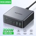 Зарядное устройство - адаптер питания Rocoren 200W GaN 0242 2U+4C черное вилка США (US plug) Зарядное устройство - адаптер питания Rocoren 200W GaN 0242 2U+4C черное вилка США (US plug)