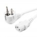 Кабель питания Cablexpert 3*0.75mm CEE 7/7 - IEC C13 евровилка 1.8 метра белый (PC-186W-VDE)