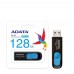 Флеш накопитель 128ГБ - USB 3.0 3.2 - A-DATA UV 128 (AUV128-128G-RBE)