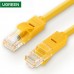 Сетевой кабель - патч корд для интернета UGREEN Cat 5e UTP Lan Cable 2 метра желтый (UGR-11231) Сетевой кабель - патч корд для интернета UGREEN Cat 5e UTP Lan Cable 2 метра желтый (UGR-11231)