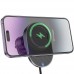 Держатель с беспроводным зарядным HOCO HW12 Guardian magnetic wireless (air outlet) 15W