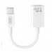 Кабель переходник с Lightning мама - на Type-C папа XO NB-R268a 17w
