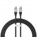 Кабель Baseus CoolPlay Series Type-C to Type-C 100W 1 метр черный CAKW000201