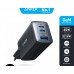 Зарядное устройство адаптер питания Anker 735 (PowerPort III) 65w 3 выхода 2C+A (A2667)