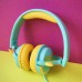 Наушники детские проводные Celebrat A25 3.5 мм сложные голубо-желтые (салатовые) Наушники детские проводные Celebrat A25 3.5 мм сложные голубо-желтые (салатовые)