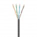 Кабель витая пара внешняя Dialan 004271 UTP Сat.5Е 4PR CCA PE Outdoor 305м
