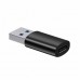 Адаптер Baseus Ingenuity Series Mini OTG Adaptor USB 3.1 (мама) to Type-C (папа) черный