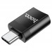 Адаптер Hoco UA17 Type-C male to USB female USB3.0 adapter Чорний