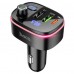 FM - трансмітер Hoco E62 Fast PD20W + QC3.0 car BT FM transmitter Чорний