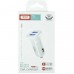 АЗП XO CC31 12W PC Dual USB car charger Білий АЗП XO CC31 12W PC Dual USB car charger Білий