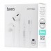 Навушники Hoco M101 Max Crystal grace Type-C wire-controled digital earphones with microphone Білий