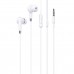 Навушники Hoco M58 Amazing universal earphones with mic Білий