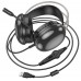 Навушники Hoco W109 Plus Rich USB7.1 channel gaming headphones Чорний