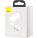 МЗП Baseus Super Si Quick Charger with Mini Cable Type-C to Type-C 3A 25W EU Sets Білий МЗП Baseus Super Si Quick Charger with Mini Cable Type-C to Type-C 3A 25W EU Sets Білий