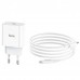 МЗП Hoco C76A Plus Speed source PD20W charger set Type-C to Lightning ( EU ) Білий МЗП Hoco C76A Plus Speed source PD20W charger set Type-C to Lightning ( EU ) Білий