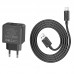 МЗП Hoco CS12A Ocean single port QC3.0 charger set (Type-C) (EU) Чорний