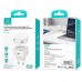 МЗП USAMS US-CC202 PD35W Dual 2C Output GaN Fast Charger With Type-C Magnetic Retractable Cable Module (EU) Білий